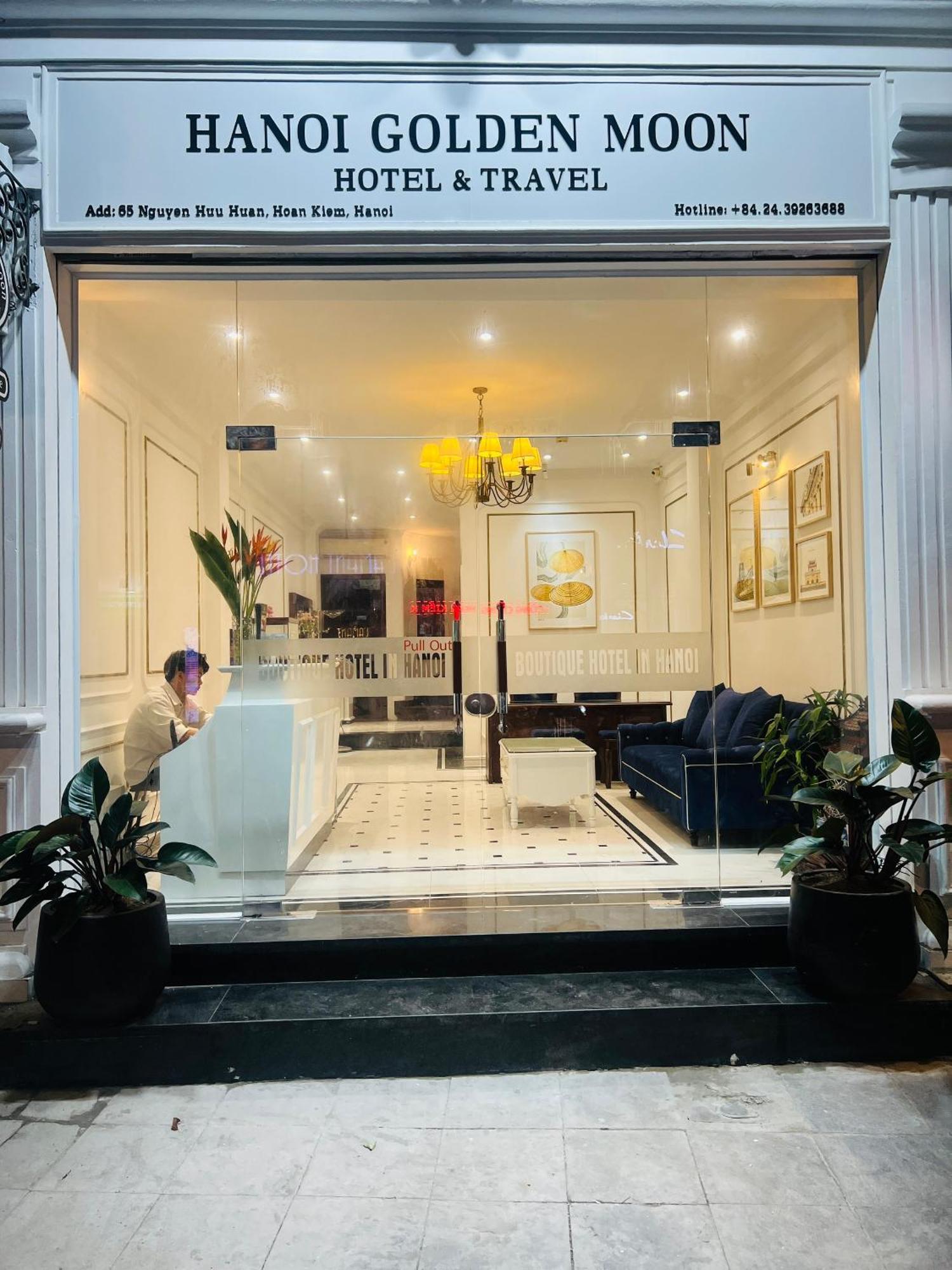 Hanoi Golden Moon Hotel & Travel Exterior foto